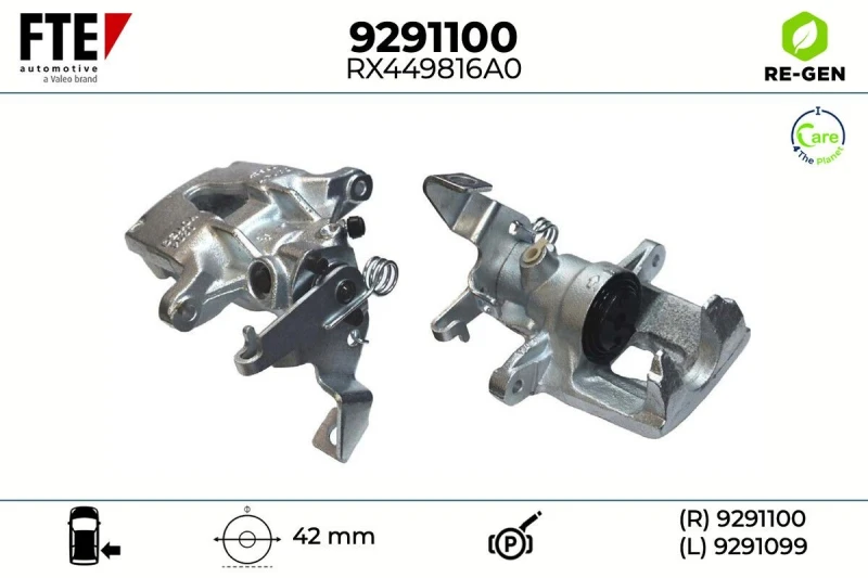 Image of Brake caliper FTE 9291100