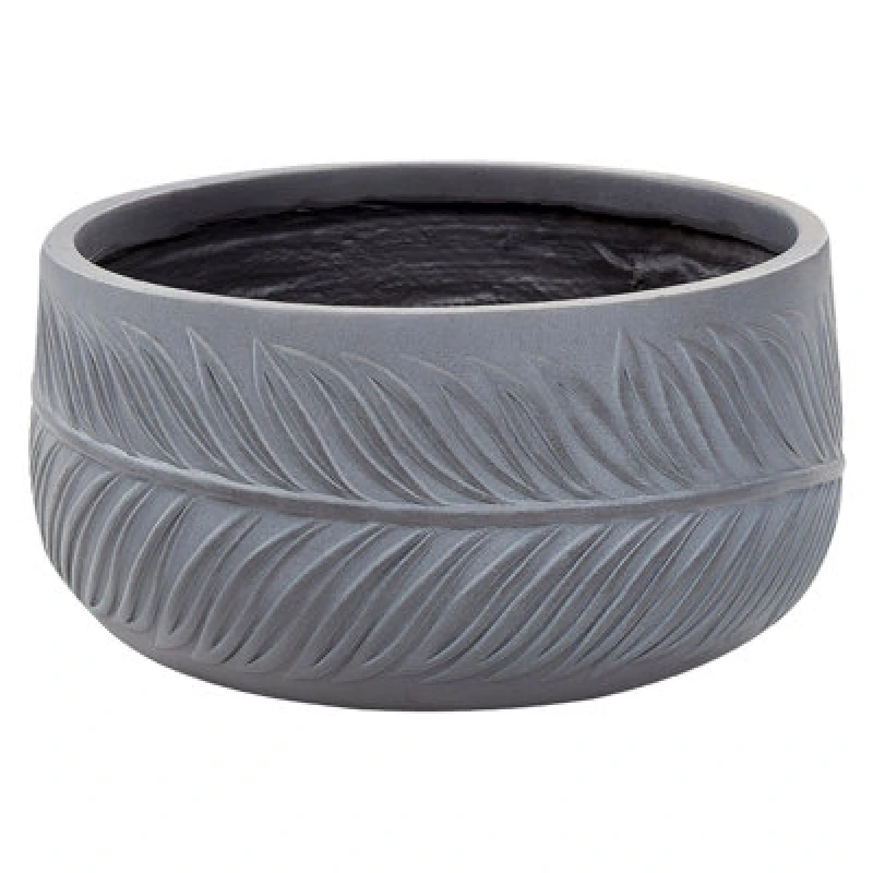 Image of Beliani Plant Pot Ftero 35cm Grey