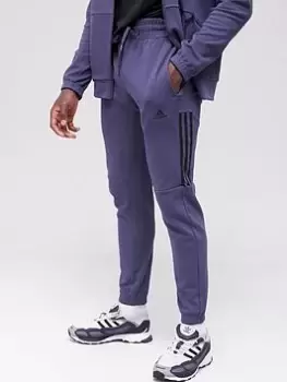 Image of adidas Train Motion Pack Doubleknit Open Joggers - Navy, Size 2XL, Men