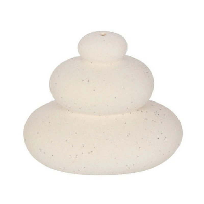 Image of Something Different Something Different Wave Incense Stick Holder in Cream Cream One Size Unisex 5063238416765