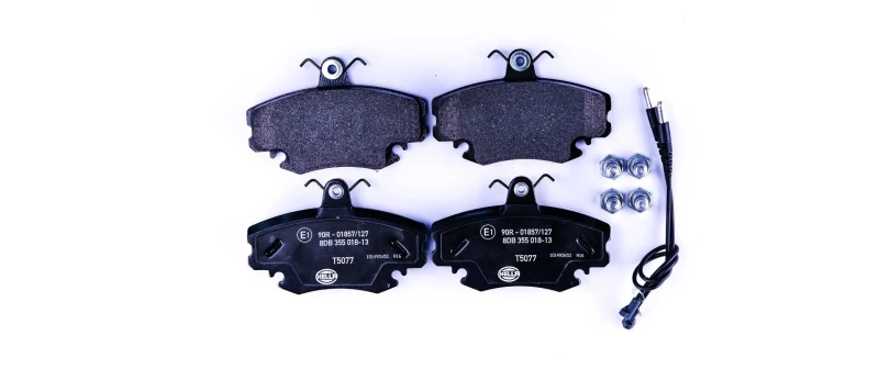 Image of HELLA Brake pad set HELLA 8DB 355 018-131