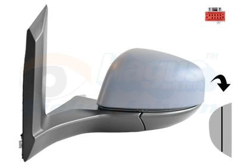 Image of VAN WEZEL Wing mirror VAN WEZEL 1930817