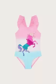 Image of Sequin Unicorn Swimsuit