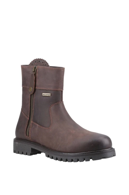 Image of Cotswold Womens Chedworth Ankle boot in Brown Size: 3 Brown Female 3