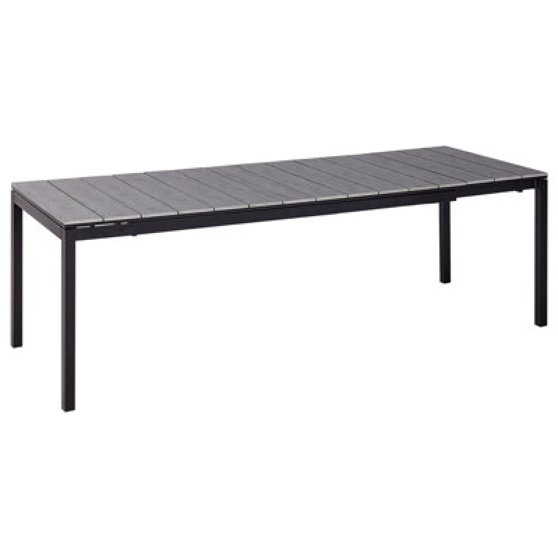 Image of Beliani Extending Garden Dining Table Tofane 198/248cm 90 Cm Grey