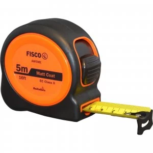 image of Fisco A1 Plus Tape Measure Imperial & Metric 16ft / 5m 25mm