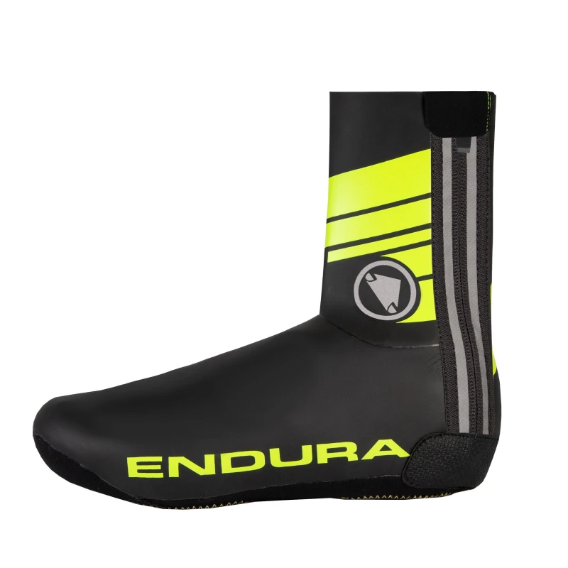 Image of Endura Road Overshoe Yellow unisex Small