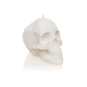 image of White Large Low Poly Skull