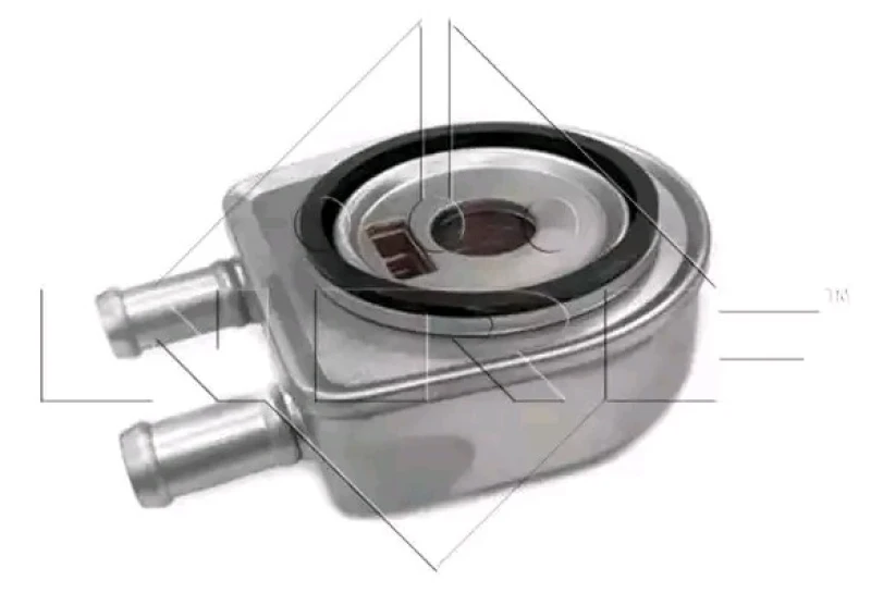 Image of NRF 31248 Oil Cooler Stainless Steel Oil Cooler,engine oil (469)