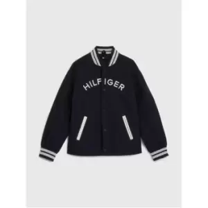 image of Tommy Hilfiger Hilfiger Arched Bomber - Blue