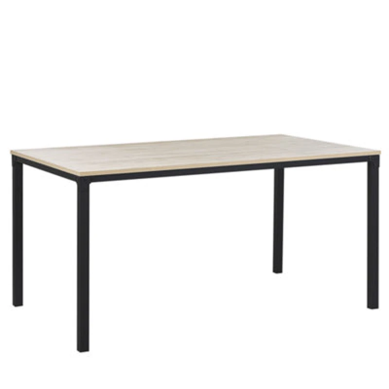 Image of Beliani Dining Table Hockley Light Brown 150 Cm 90 Cm