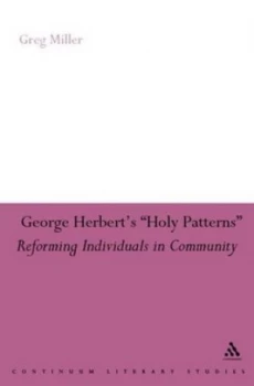 Image of George Herberts holy Patterns by Greg Miller Hardback
