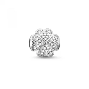Image of Thomas Sabo Karma Beads Cloverleaf White Bead