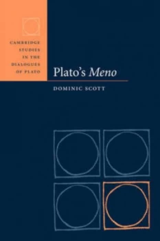 Image of Platos Meno by Dominic Scott Paperback