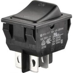 Image of Toggle switch 250 V AC 10 A 1 x OffOn SCI R13 117