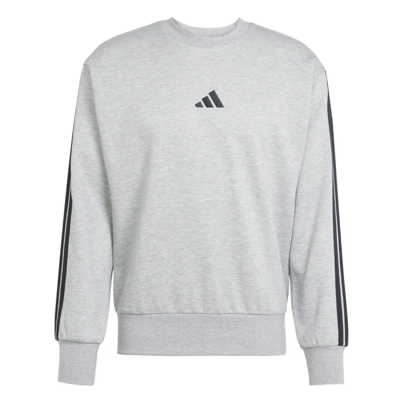 Image of Adidas Sweatshirt adidas Essentials 3-Stripes Fleece Gris Male XL