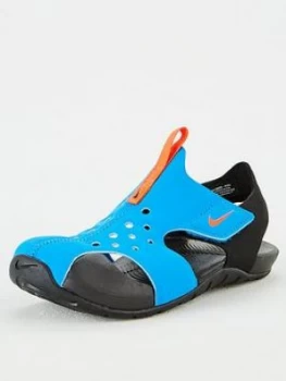 Image of Nike Boys Sunray Protect 2 Preschool Sandals - Blue
