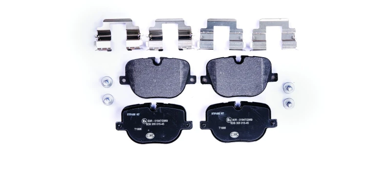 Image of HELLA Brake pad set HELLA 8DB 355 015-451