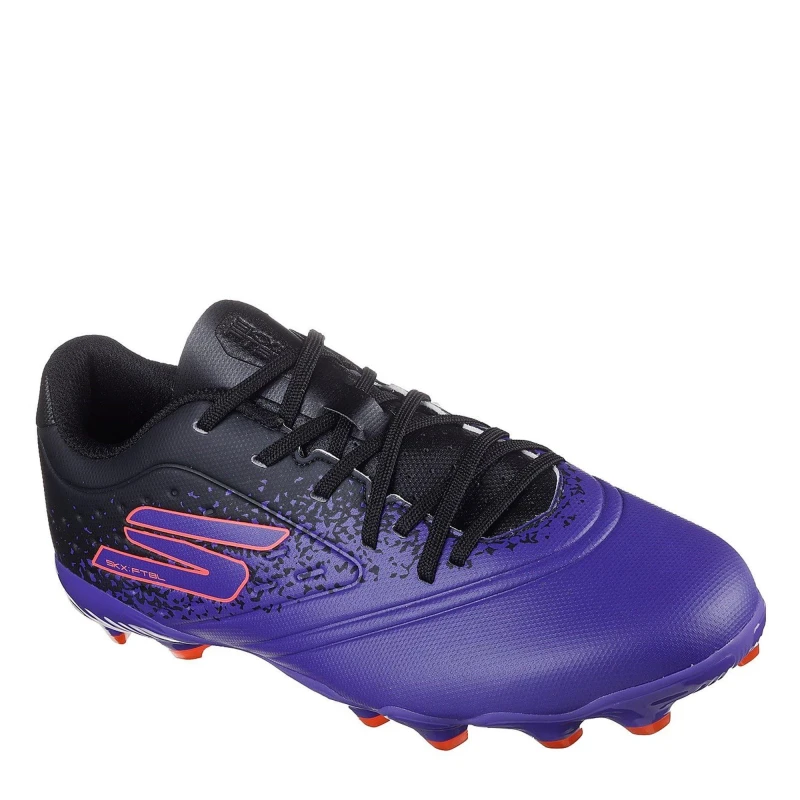 Image of Skechers Razor Juniors Firm Ground Football Boots - Purple Purple 5