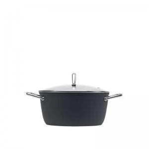 Image of Haden Perth Sleek 24cm Casserole Pot 192578 in Grey
