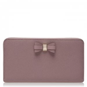 image of Ted Baker Zip Around Purse - dusky pink