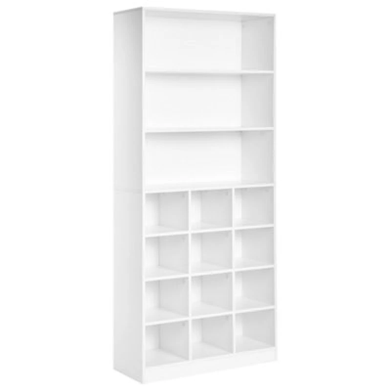 Image of Beliani Shoe Storage Cabinet Lajamanu White