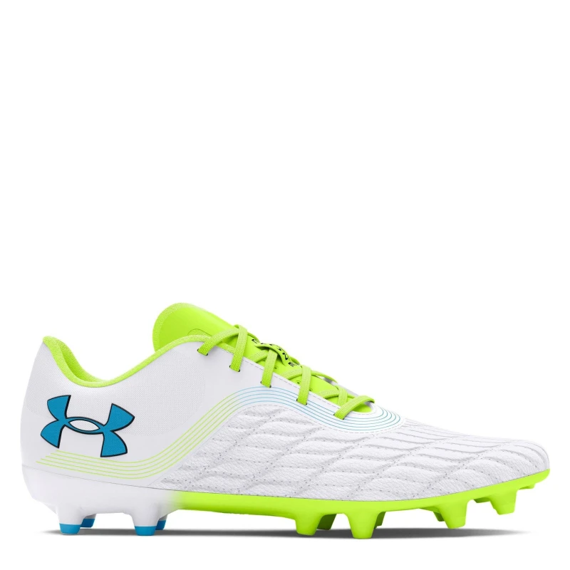 Image of Under Armour Unisex Kids Clone Mag Pro3 Firm Ground Football Boots White unisex 4.5 (37.5)
