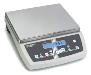 Kern Weighing Scale, 16kg Weight Capacity Type B - North American 3-pin, Type C - European Plug, Type G - British 3-pin