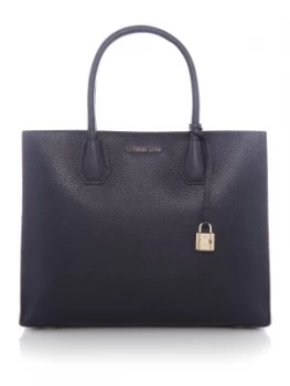 image of Michael Kors Mercer Large Tote Bag Blue