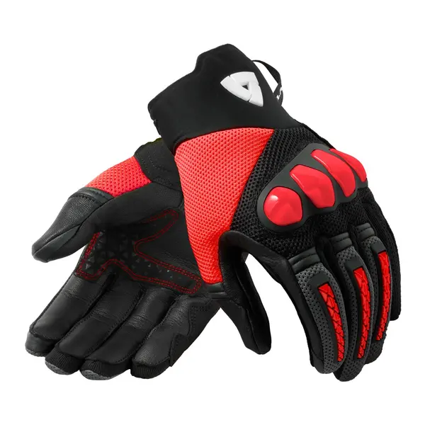 Image of REV'IT! Gloves Speedart Air Black Neon Red Size XL