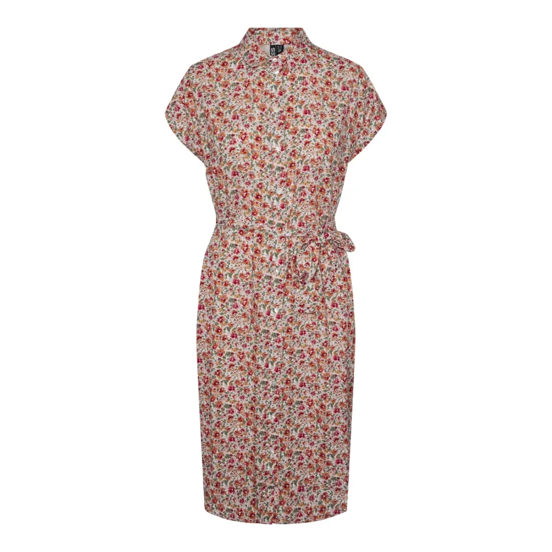 Image of Pieces Womens shirt dress Pieces Nya Rouge Female XS