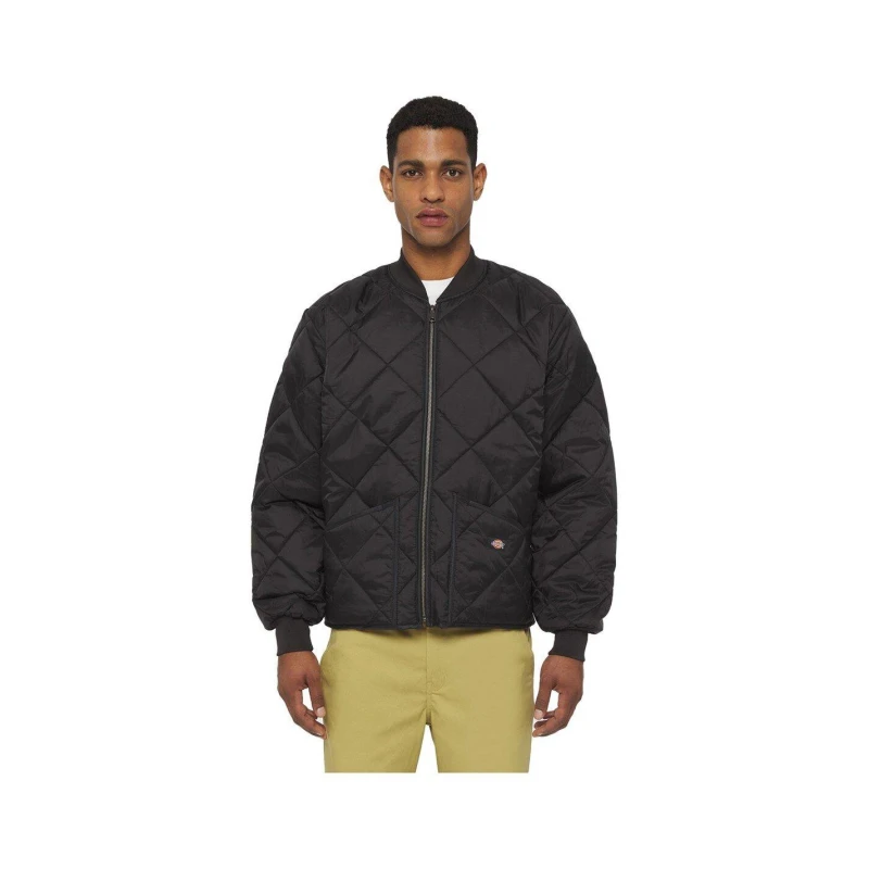 Image of Dickies Diamond Quilted Nylon Jacket - Black 3XL
