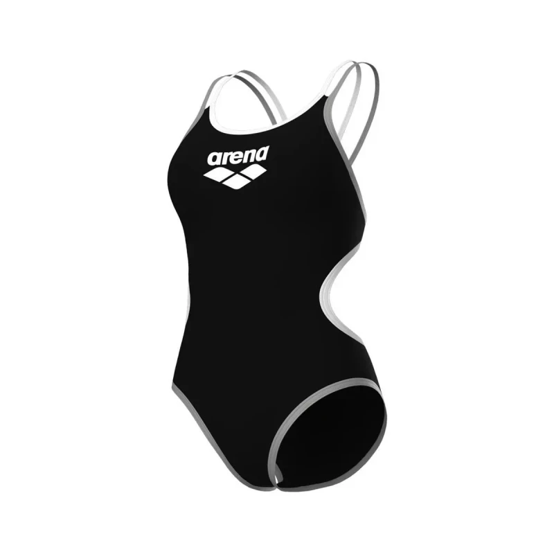 Image of Womens crossed back one Piece swimsuit Arena One Noir Female 38
