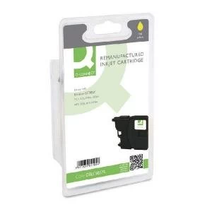 Image of Q-Connect Brother Remanufactured Yellow Inkjet Cartridge LC985Y