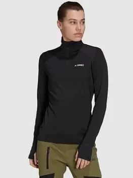 Image of Adidas 1/2 Zip Fleece - Black