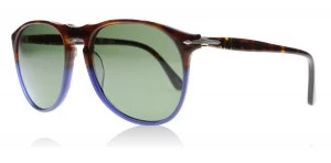 image of Persol PO9649S Sunglasses Tortoise / Blue Fade 102258 55mm