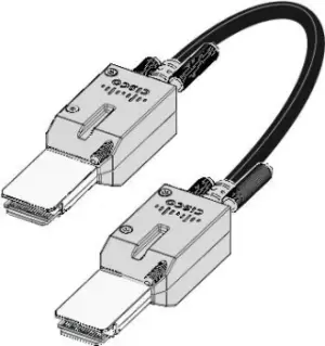 image of Cisco STACK-T2-3M= networking cable Black