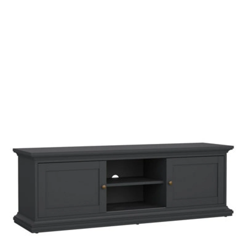 Image of Furniture To Go Paris Tv-Unit 2 Frame Doors In Matt Grey
