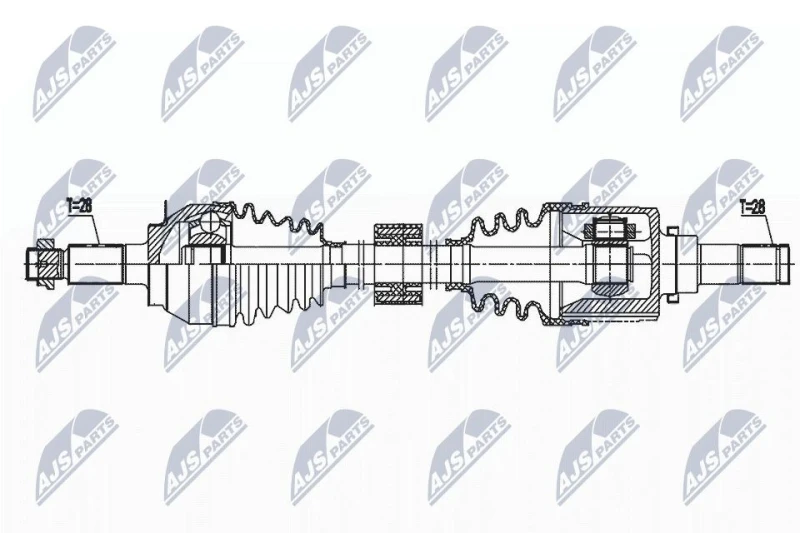 Image of NTY Drive shaft NTY NPW-SU-040