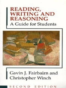 Image of Reading Writing and Reasoning by Gavin Fairbairn Paperback