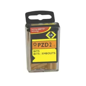 Image of C.K Screwdriver Bit PZD2 TIN Box Of 15