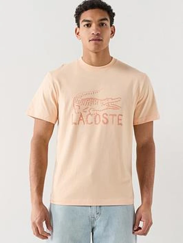 Image of Lacoste Mens T-Shirt - Pink Male L