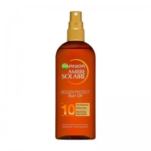 image of Garnier Ambre Solaire Golden Protect Oil Spray SPF10 150ml