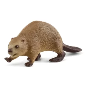 Image of SCHLEICH Wild Life Beaver Toy Figure, 3 to 8 Years, Tan (14855)