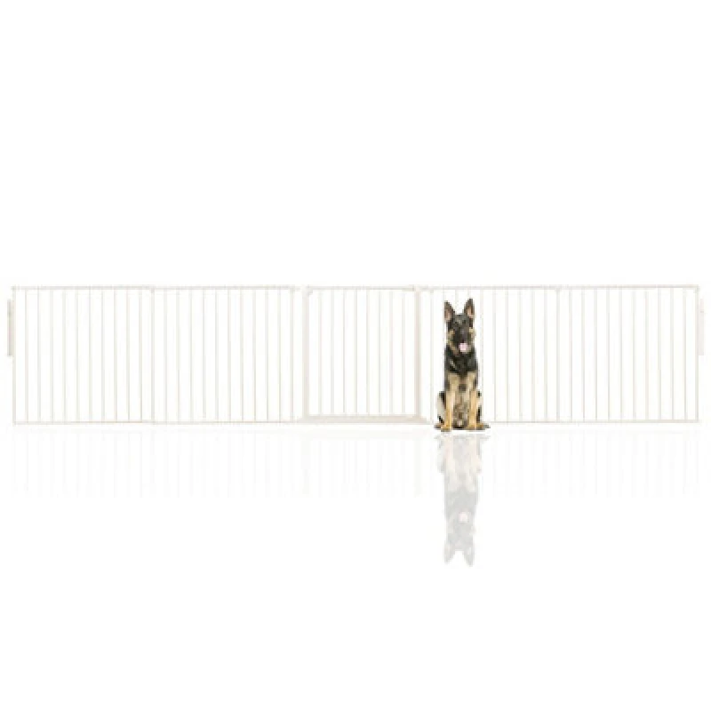 Image of Bettacare Premium Multi Panel Flexible Pet Barrier, Up To 370Cm Wide, White, 70Cm High