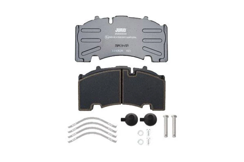 Image of JURID 2926405390 Brake pad set prepared for wear warning indicator, with accessories Brake Pad Set,disc brake (402)