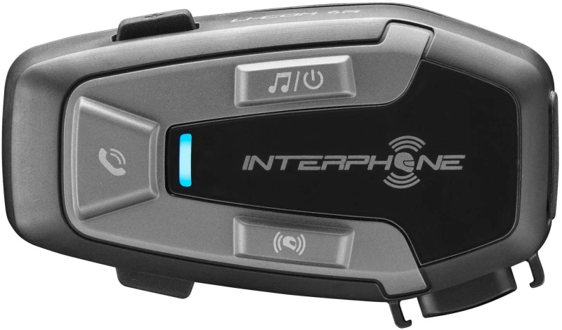 Image of Interphone U-COM 6R Communication System Single Pack, black