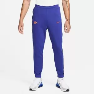 Image of Mens Nike FC Barcelona French Terry Soccer Pants