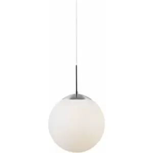 Image of Nordlux Cafe 20cm Globe Pendant Ceiling Light White, E27