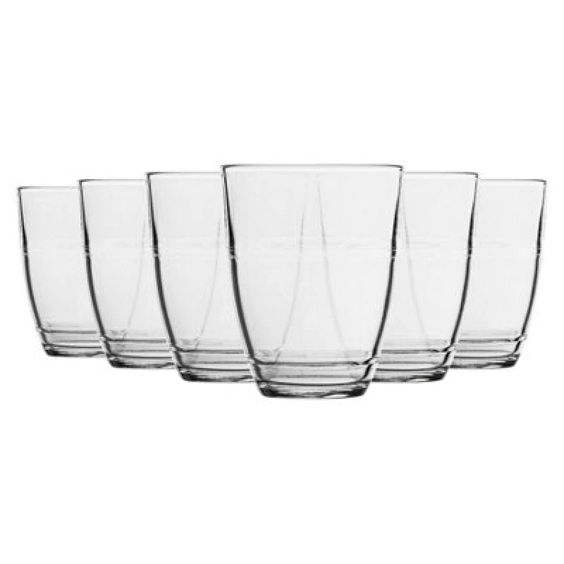 Image of Duralex Gigogne Highball Glasses - 360ml - Pack of 6 Clear